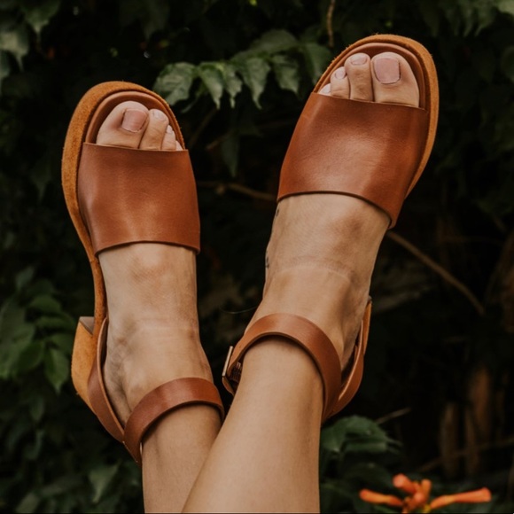 Seychelles Shoes - Cognac Seychelles Calming Influence Heels